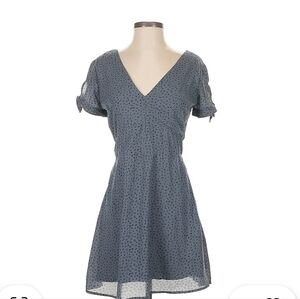 Abercrombie & Fitch One Shoulder Navy Dress